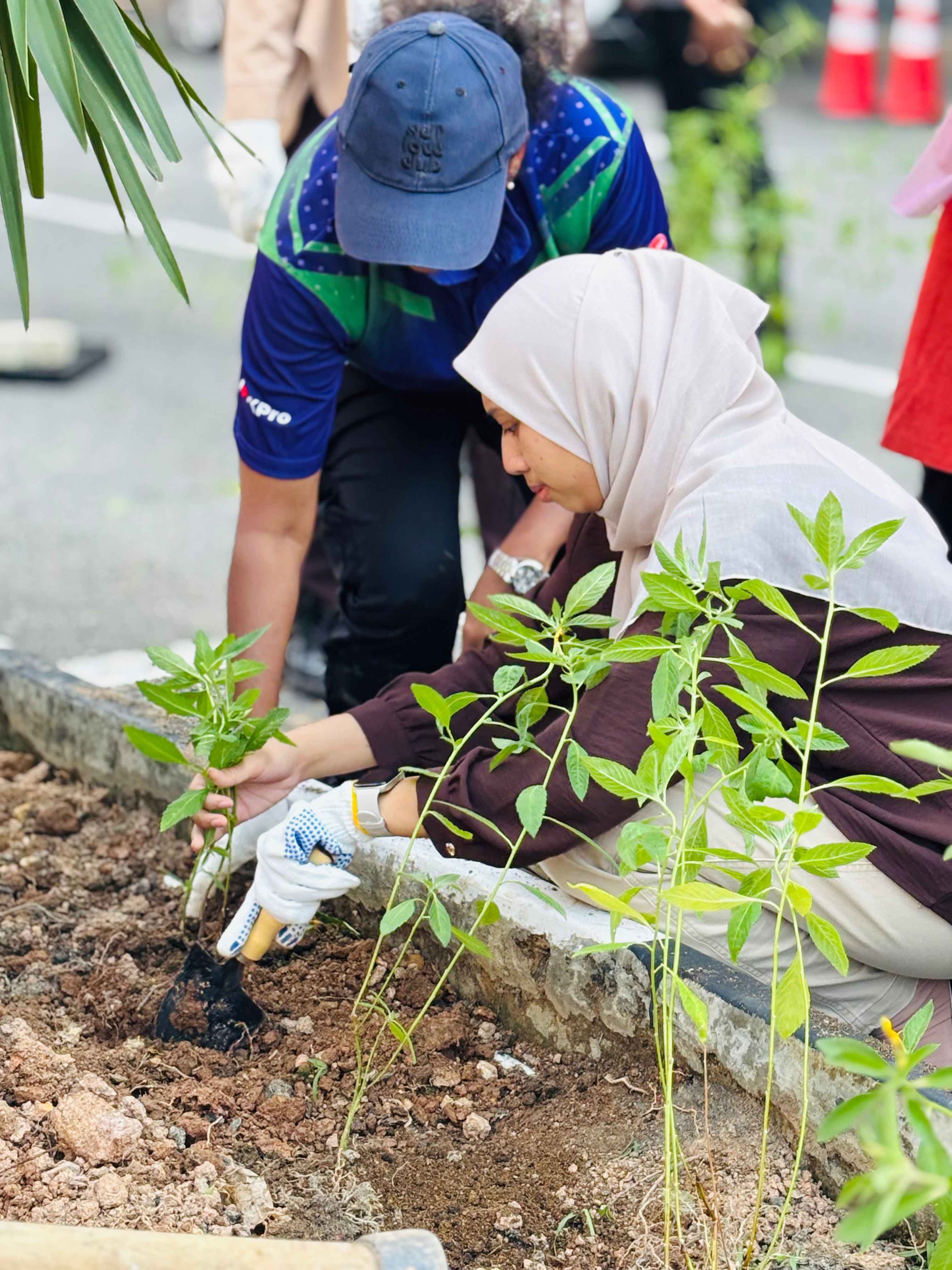 PBSB team planting trees on Earth Day 2026
